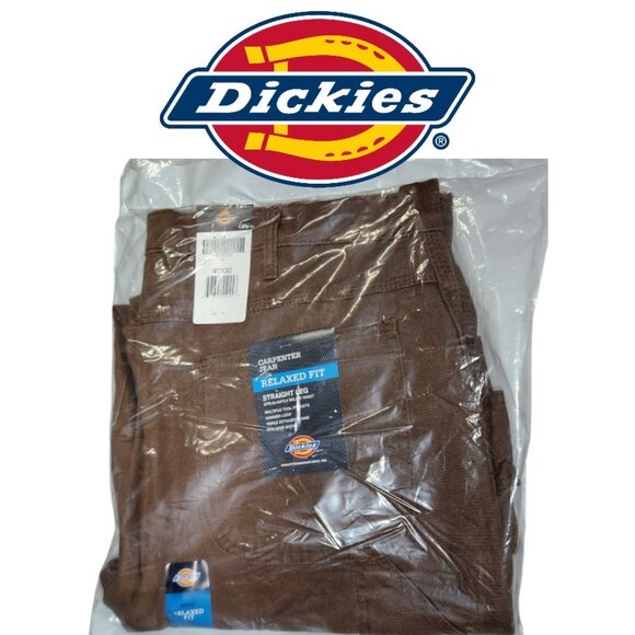 NEW Dickies Men's Relaxed Fit Sanded Duck Carpenter Jeans Pants Size 40 W x 32 L - Picture 2 of 12